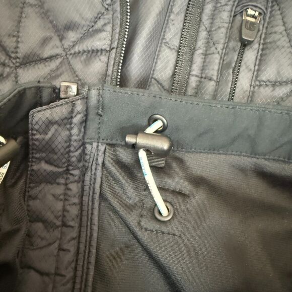 BURTON WOMENS Jacket QUILTED Softshell Full Zip Ski Outdoor Hike Size XS - Picture 10 of 13